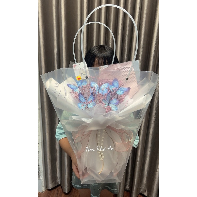 Bó Hoa Bướm Xanh Dương - Ảnh 3